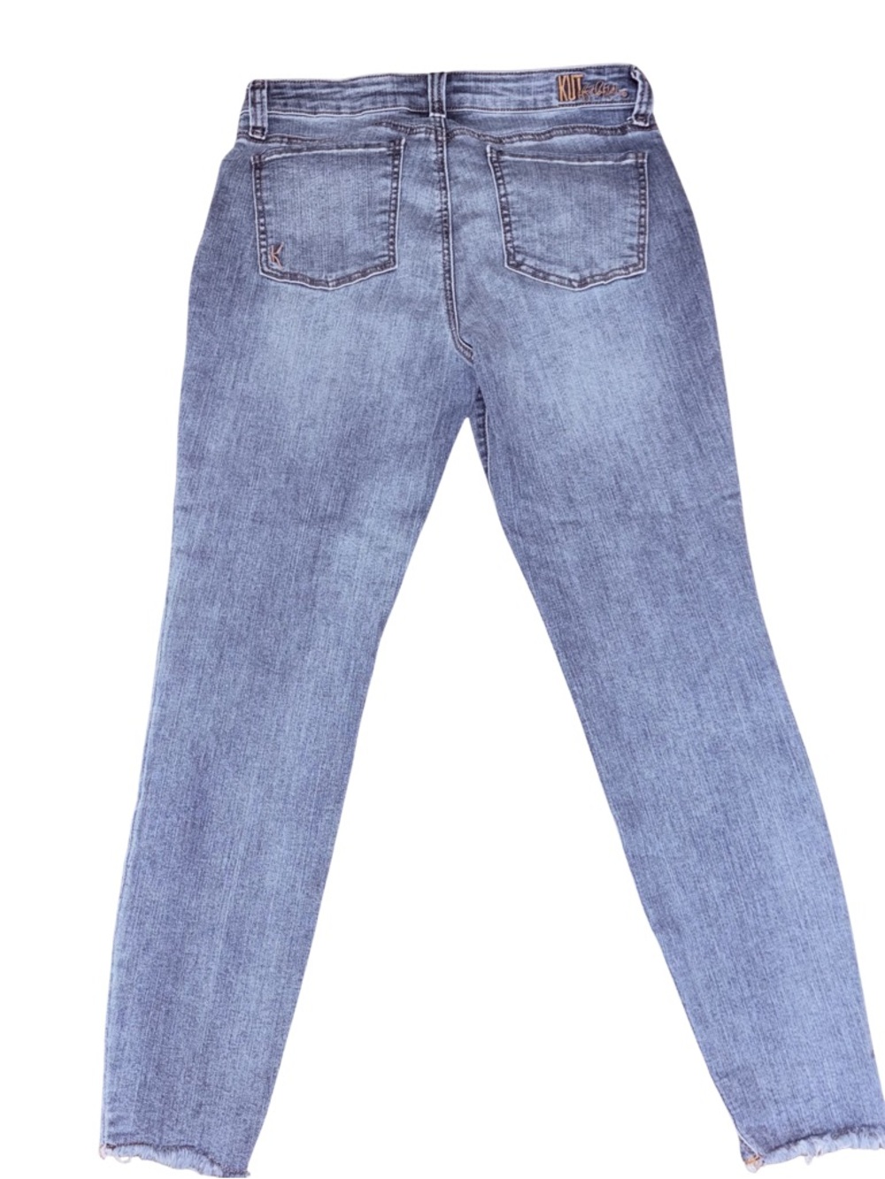 Kut from the Kloth Light Wash Frayed Skinny Jeans - NWOT - Picture 8 of 10